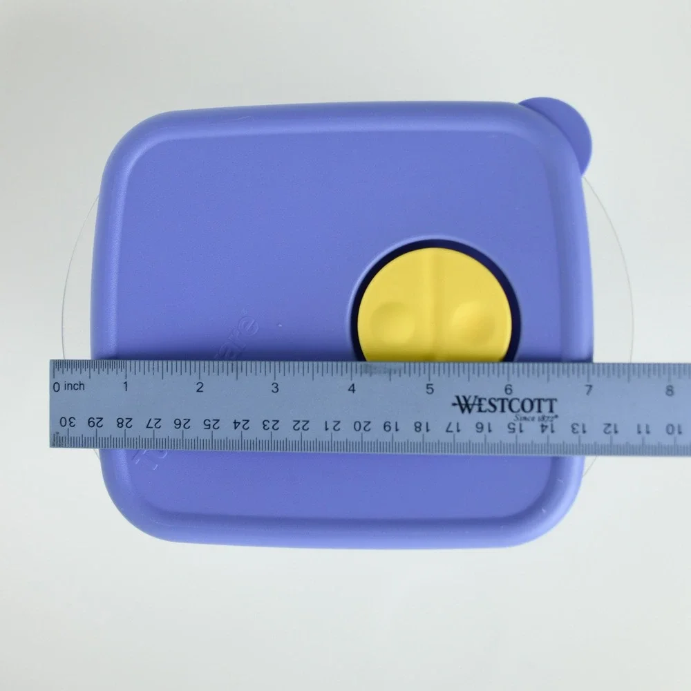 Tupperware Rock N Serve Medium Container + Lid 6-1/4 Cup 3384A-3 Blue